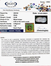 22.80/CT NATURAL KESHI PEARL